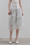 Marc Le Bihan Silk Skirt Six-layer Gauze 25930 Series French Hand-dyed MLB-25930-NUAGE Cloud